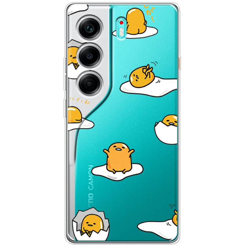 Прозорий чохол BoxFace Tecno Camon 40 Gudetama