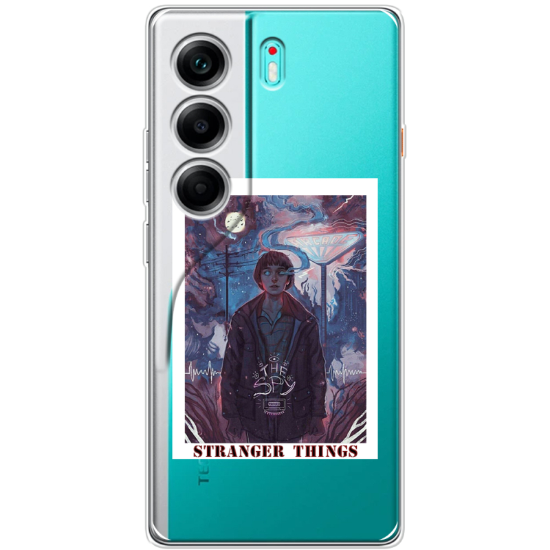 Прозорий чохол BoxFace Tecno Camon 40 Stranger Things