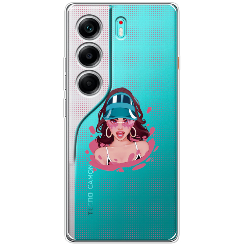 Прозорий чохол BoxFace Tecno Camon 40 Selena Gomez