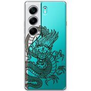 Прозорий чохол BoxFace Tecno Camon 40 Chinese Dragon