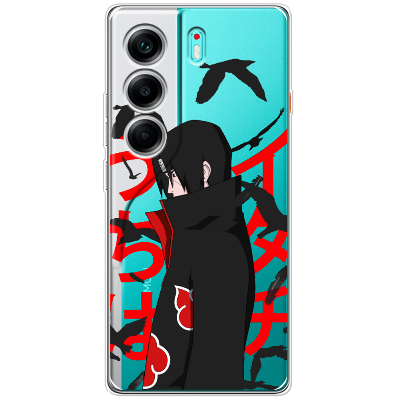 Прозорий чохол BoxFace Tecno Camon 40 Учиха Итачи