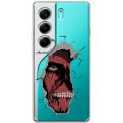 Прозорий чохол BoxFace Tecno Camon 40 Нападение Титана