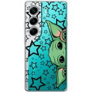 Прозорий чохол BoxFace Tecno Camon 40 Baby Yoda