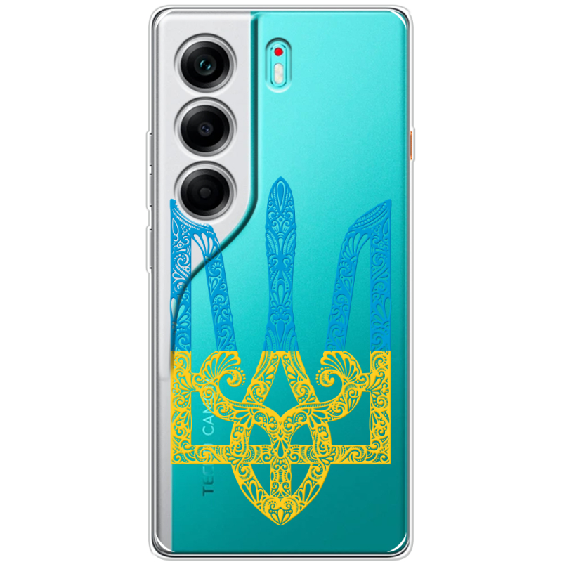 Прозорий чохол BoxFace Tecno Camon 40 Gold Trident