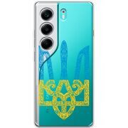 Прозорий чохол BoxFace Tecno Camon 40 Gold Trident