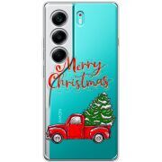 Прозорий чохол BoxFace Tecno Camon 40 Holiday Car