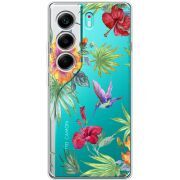 Прозорий чохол BoxFace Tecno Camon 40 Tropical