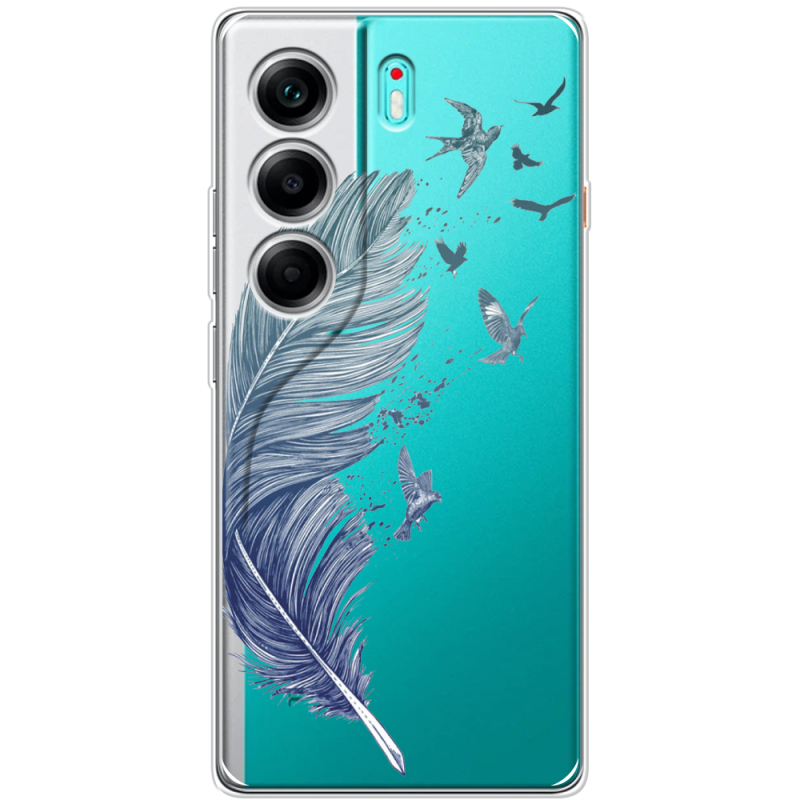 Прозорий чохол BoxFace Tecno Camon 40 Feather