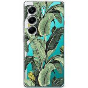 Прозорий чохол BoxFace Tecno Camon 40 Banana Leaves
