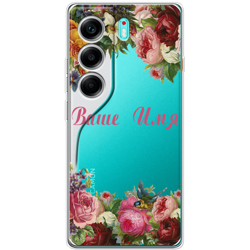 Прозорий чохол BoxFace Tecno Camon 40 Именной