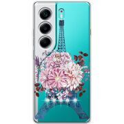 Чохол зі стразами Tecno Camon 40 Eiffel Tower