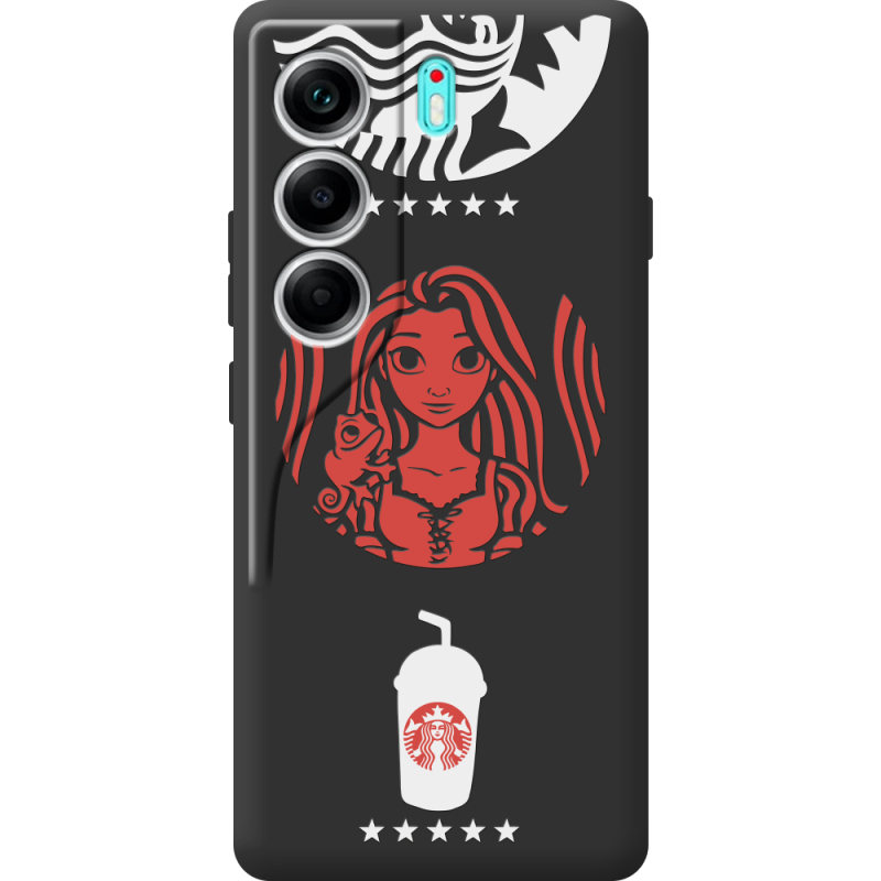 Чорний чохол BoxFace Tecno Camon 40 RedWhite Coffee