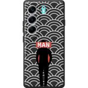 Чорний чохол BoxFace Tecno Camon 40 Man Pattern