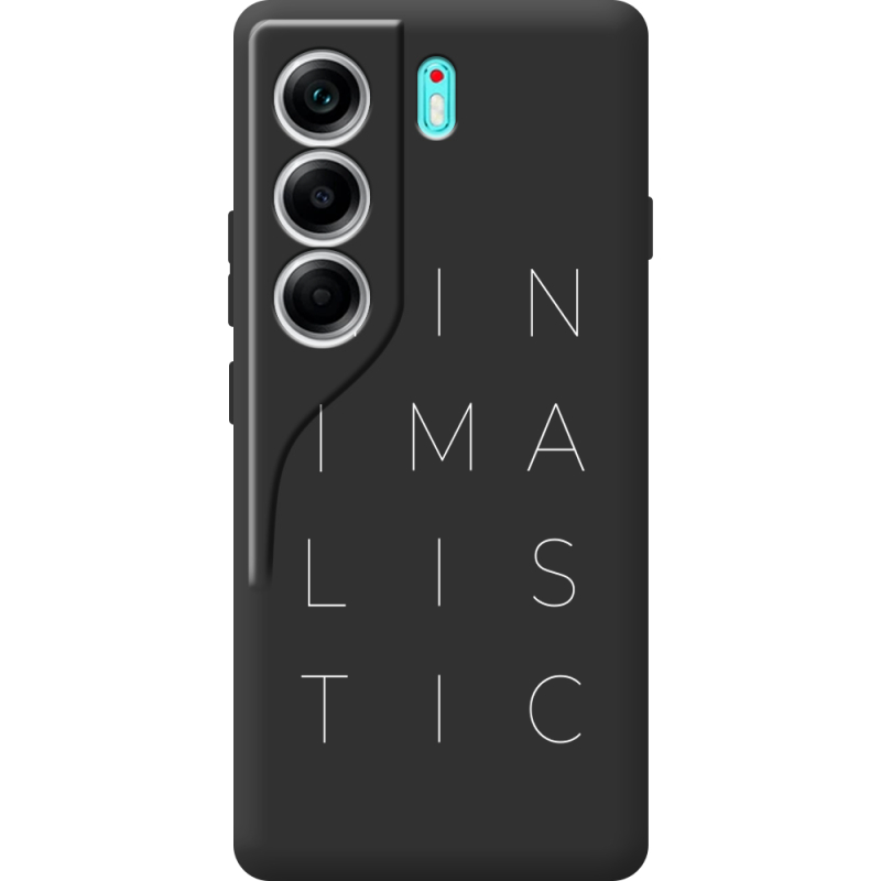 Чорний чохол BoxFace Tecno Camon 40 Minimalistic