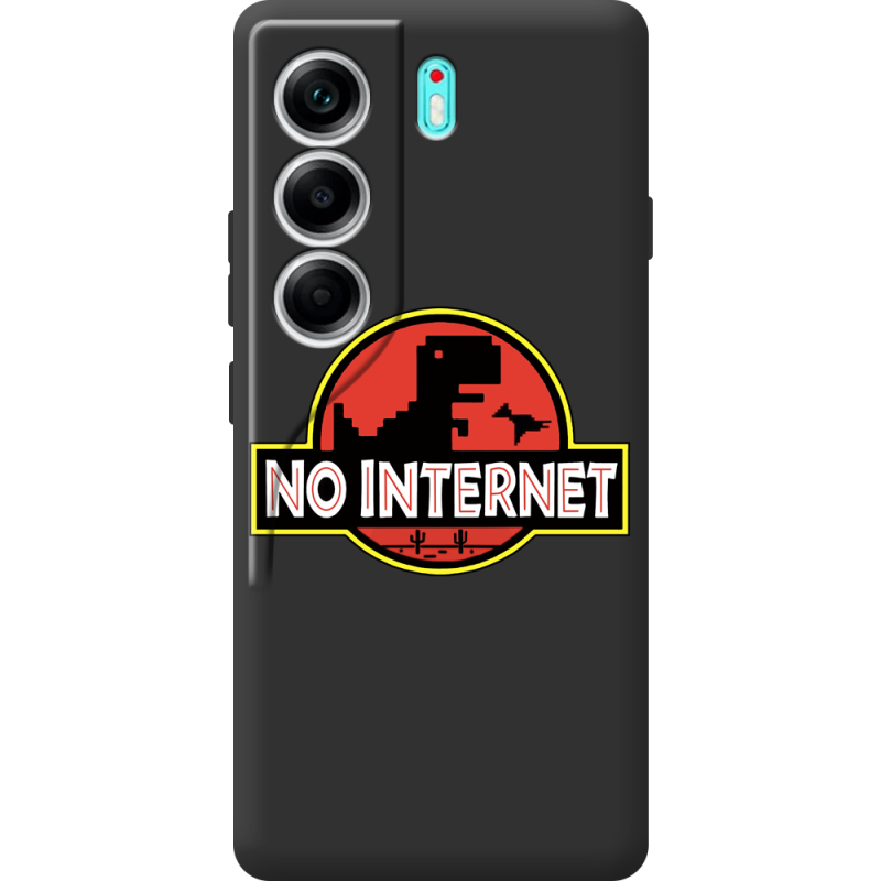 Чорний чохол BoxFace Tecno Camon 40 No Internet