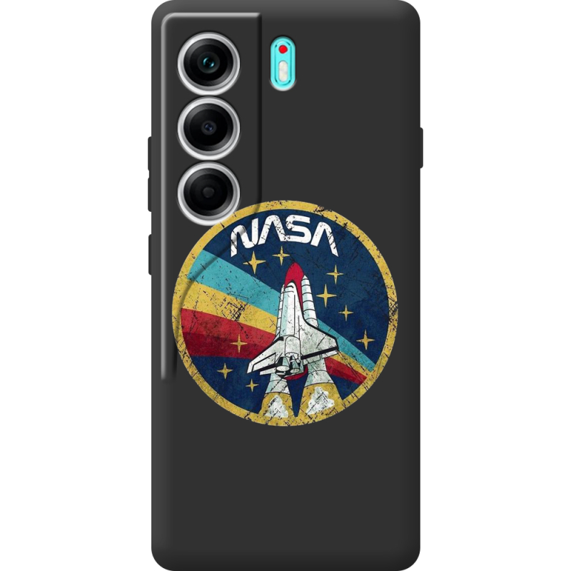 Чорний чохол BoxFace Tecno Camon 40 NASA