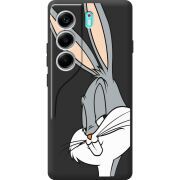 Чорний чохол BoxFace Tecno Camon 40 Lucky Rabbit