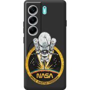 Чорний чохол BoxFace Tecno Camon 40 NASA Spaceship