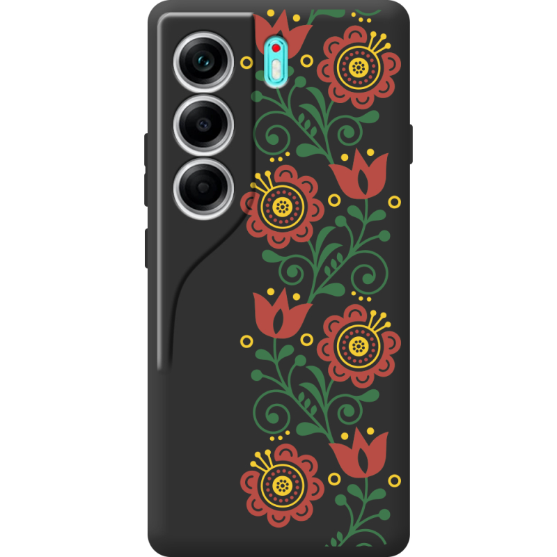 Чорний чохол BoxFace Tecno Camon 40 Ethno