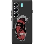 Чорний чохол BoxFace Tecno Camon 40 Нападение на Титана