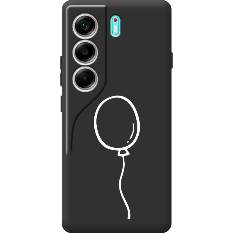 Чорний чохол BoxFace Tecno Camon 40 Balloon