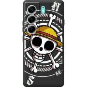 Чорний чохол BoxFace Tecno Camon 40 One Piece Компас