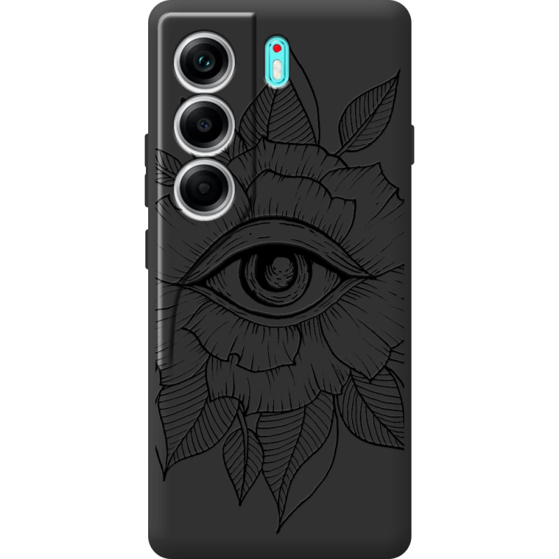 Чорний чохол BoxFace Tecno Camon 40 Eye
