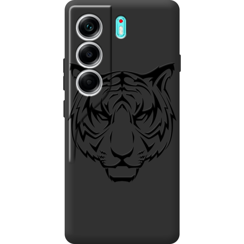 Чорний чохол BoxFace Tecno Camon 40 Tiger