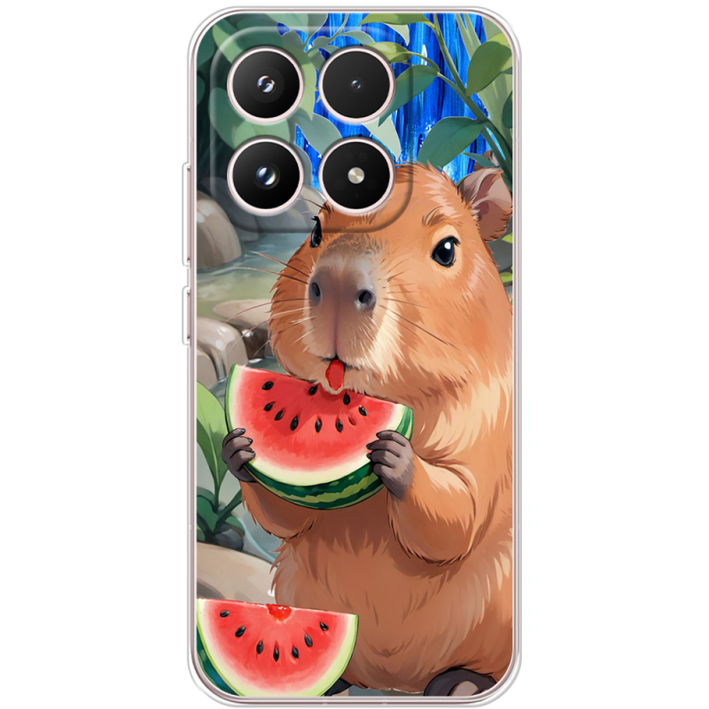 Чохол BoxFace Xiaomi 17 Капібара з кавуном