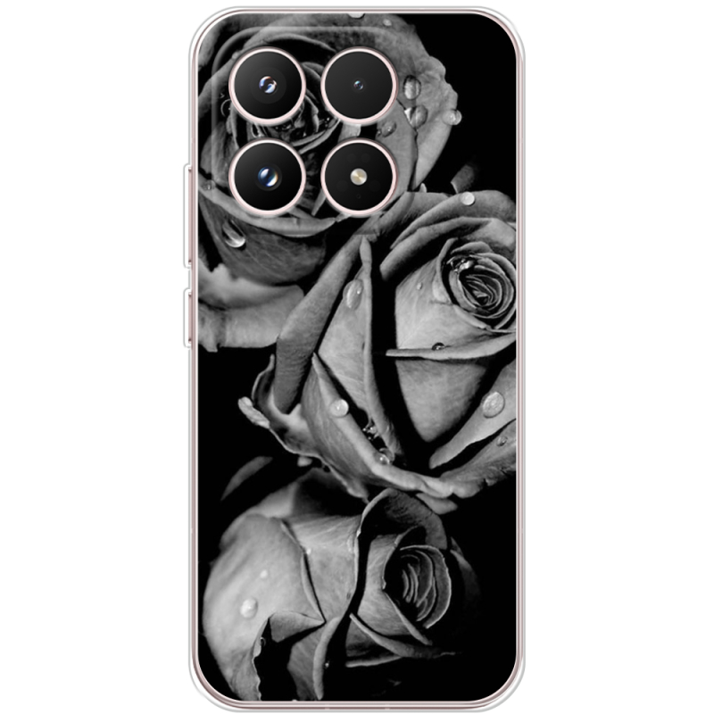 Чохол BoxFace Xiaomi 17 Black and White Roses