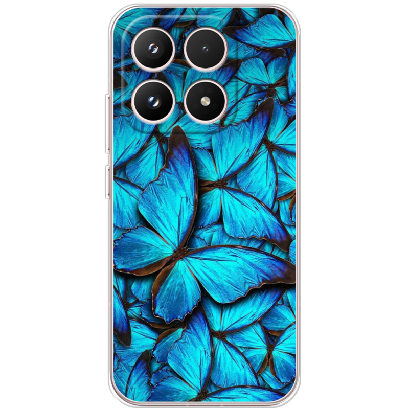 Чохол BoxFace Xiaomi 17 лазурные бабочки