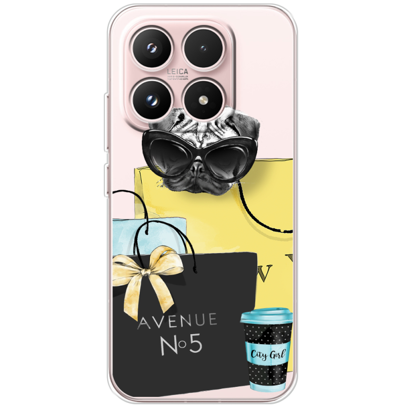 Прозорий чохол BoxFace Xiaomi 17 Fashion Pug