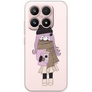 Прозорий чохол BoxFace Xiaomi 17 Winter Morning Girl