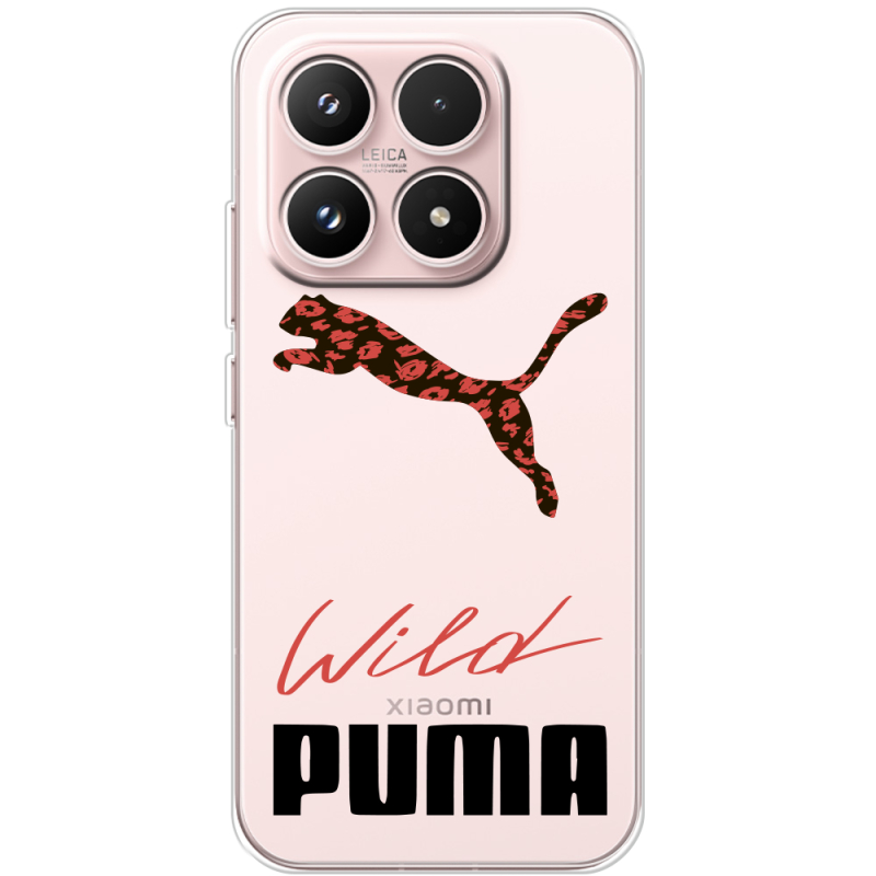 Прозорий чохол BoxFace Xiaomi 17 Wild Cat