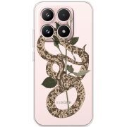Прозорий чохол BoxFace Xiaomi 17 Glamor Snake