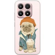 Прозорий чохол BoxFace Xiaomi 17 Dog Coffeeman