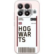 Прозорий чохол BoxFace Xiaomi 17 Ticket Hogwarts