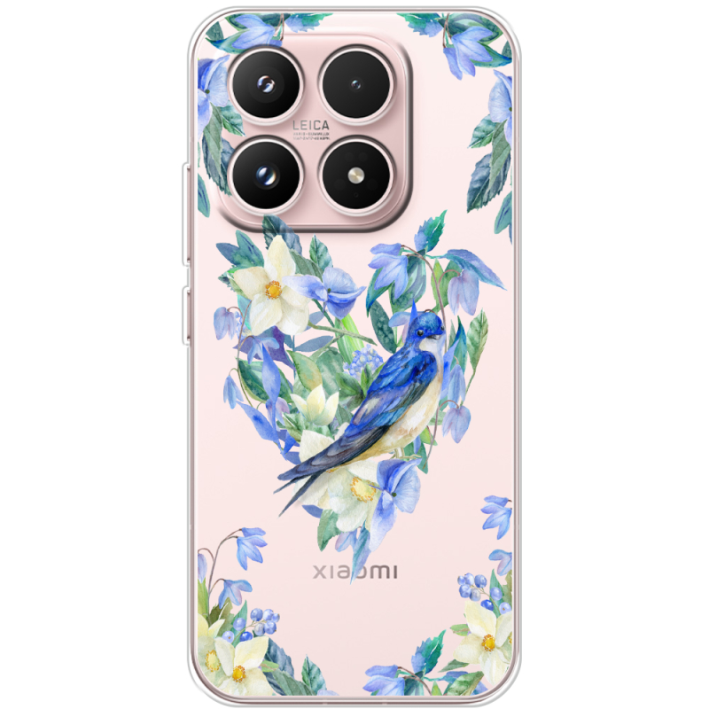 Прозорий чохол BoxFace Xiaomi 17 Spring Bird