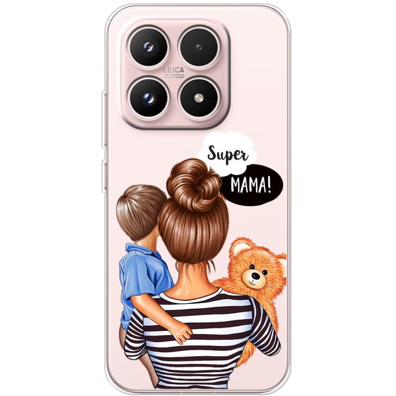 Прозорий чохол BoxFace Xiaomi 17 Super Mama and Son