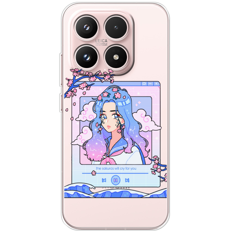 Прозорий чохол BoxFace Xiaomi 17 The Sakuras Will Cry For You