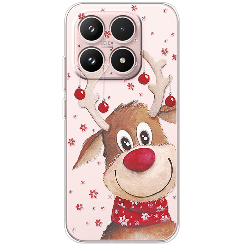 Прозорий чохол BoxFace Xiaomi 17 Winter Deer
