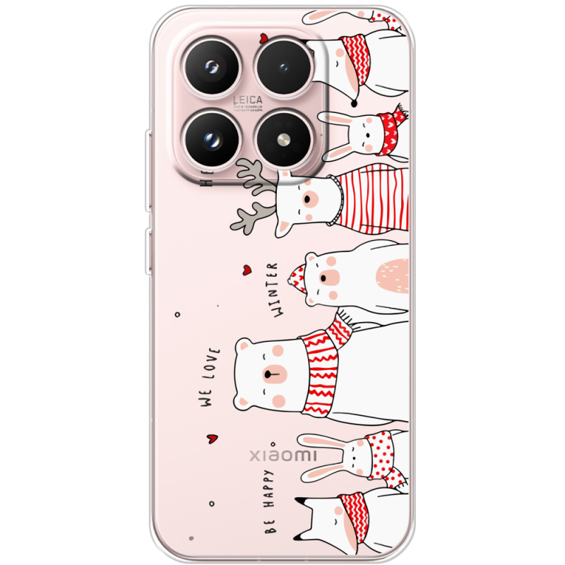 Прозорий чохол BoxFace Xiaomi 17 The Friendly Beasts