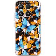 Прозорий чохол BoxFace Xiaomi 17 Butterfly Morpho