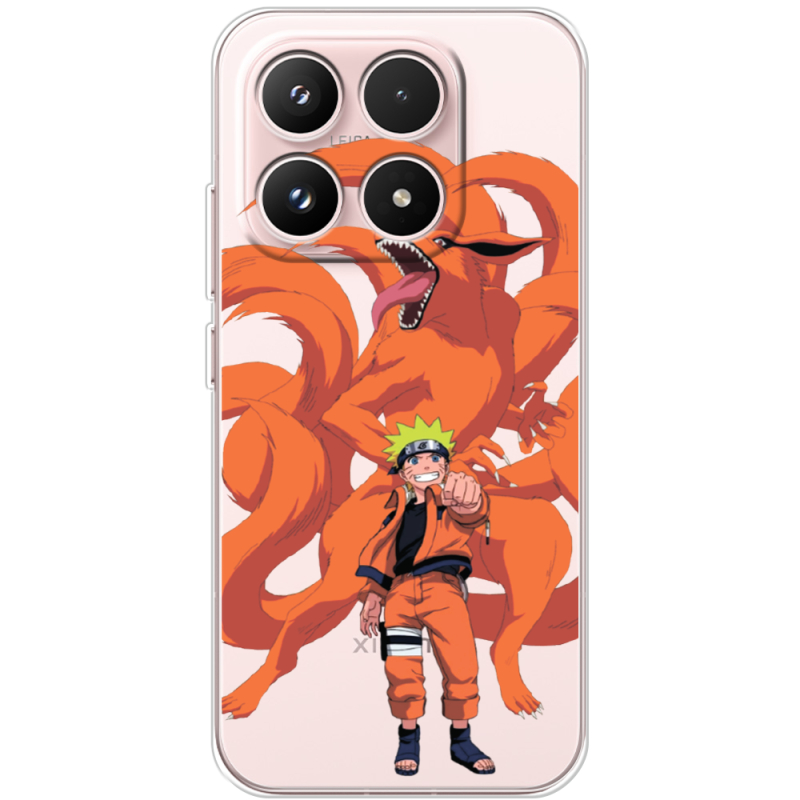 Прозорий чохол BoxFace Xiaomi 17 Naruto and Kurama