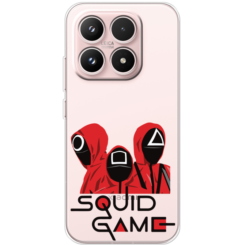 Прозорий чохол BoxFace Xiaomi 17 siquid game люди в красном