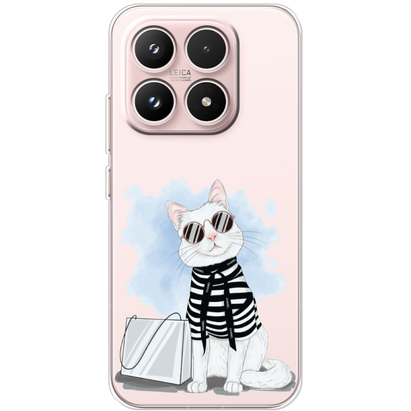 Прозорий чохол BoxFace Xiaomi 17 Cat Style