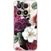 Прозорий чохол BoxFace Xiaomi 17 Floral Dark Dreams