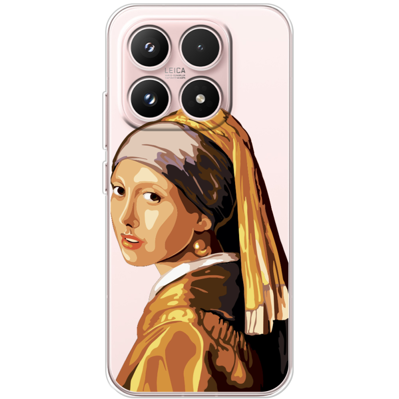 Прозорий чохол BoxFace Xiaomi 17 Девушка с жемчужной серёжкой