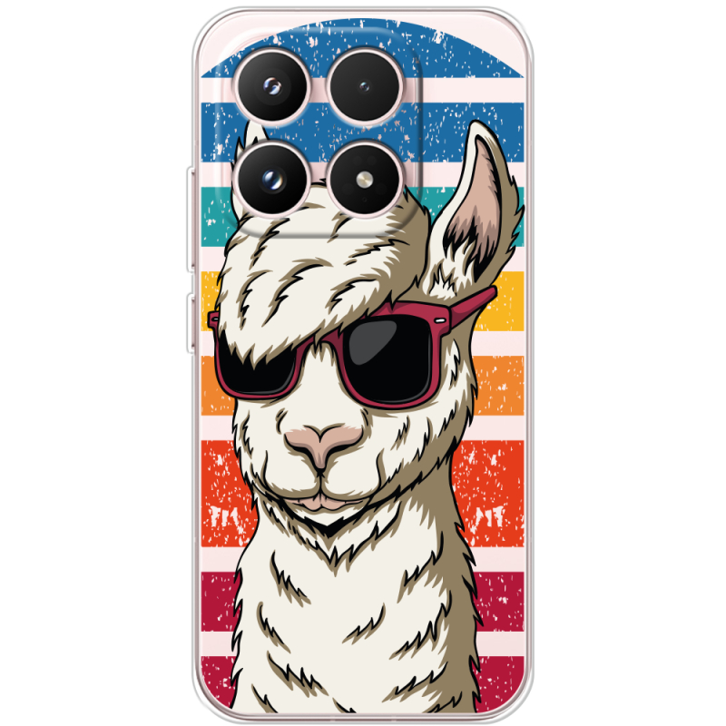 Прозорий чохол BoxFace Xiaomi 17 Стильна Лама