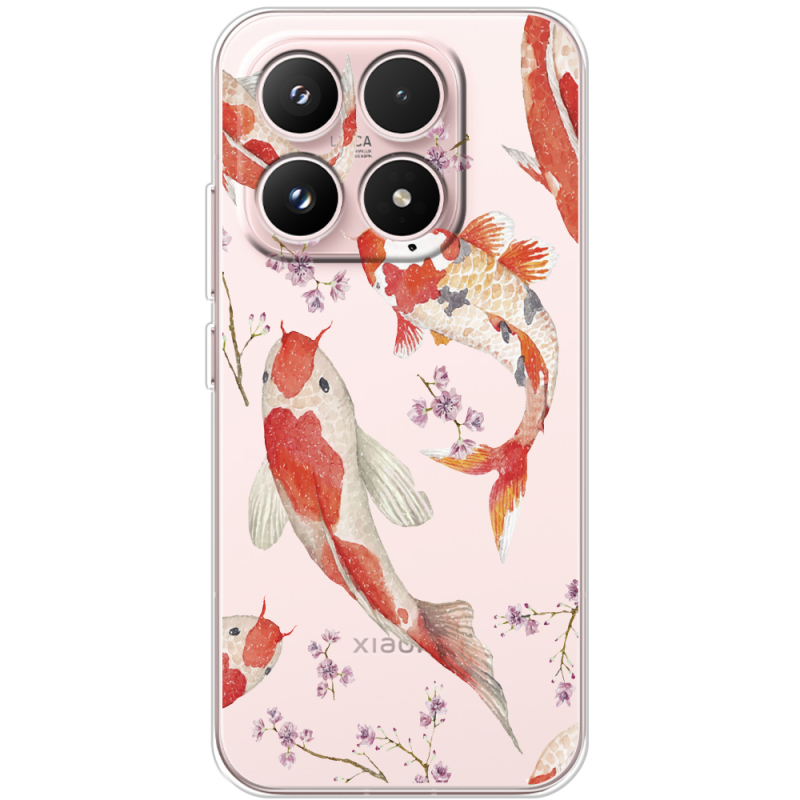 Прозорий чохол BoxFace Xiaomi 17 Japanese Koi Fish